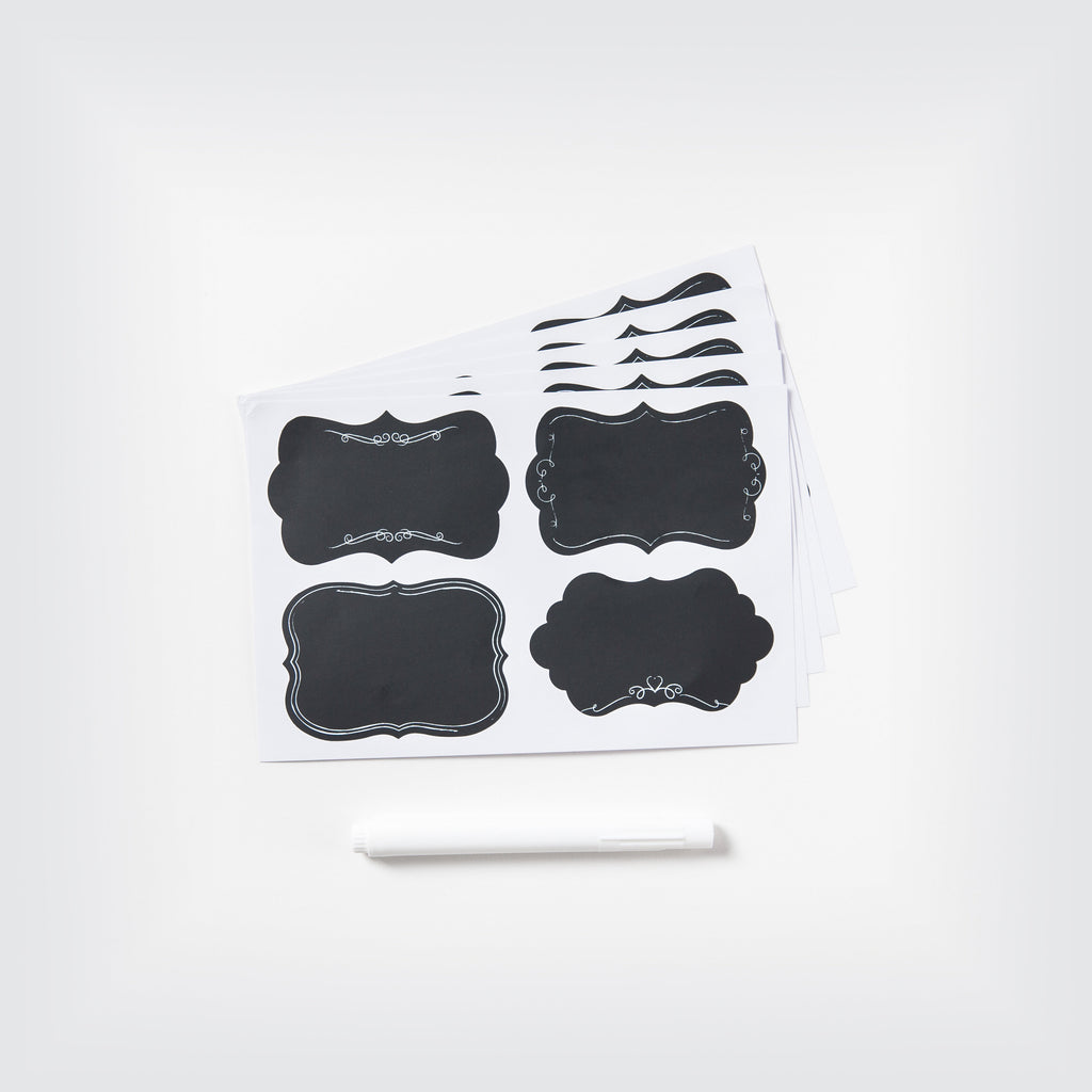 Chalkboard Bottle Labels