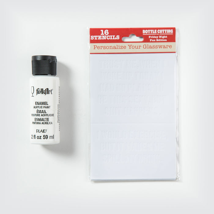 Stencil and Paint Kit